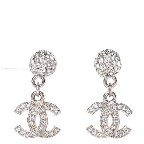 silver chanel earings|Chanel earrings official site.